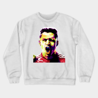 alexis sanchez pop art Crewneck Sweatshirt